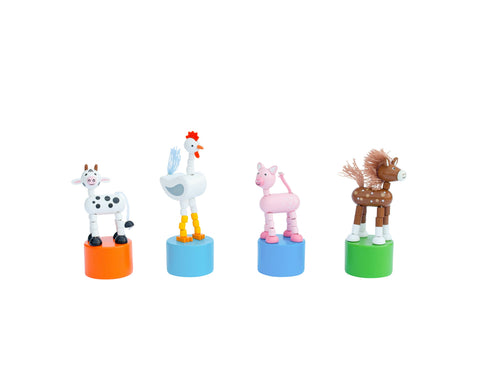 Farm Friends Push Puppet Refill - Set of 24