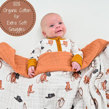 Life Is Better In Boots Muslin Blanket
