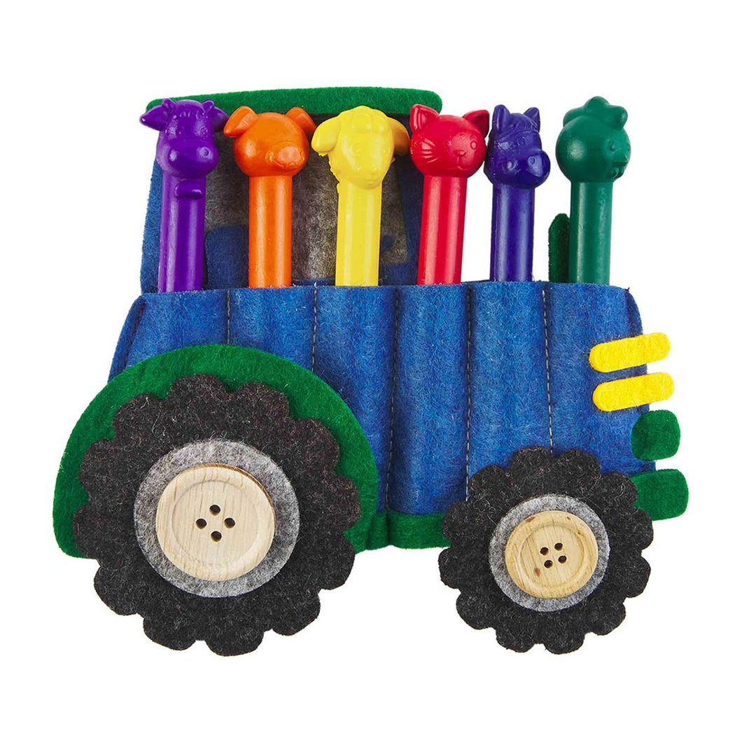 Tractor Crayon Set