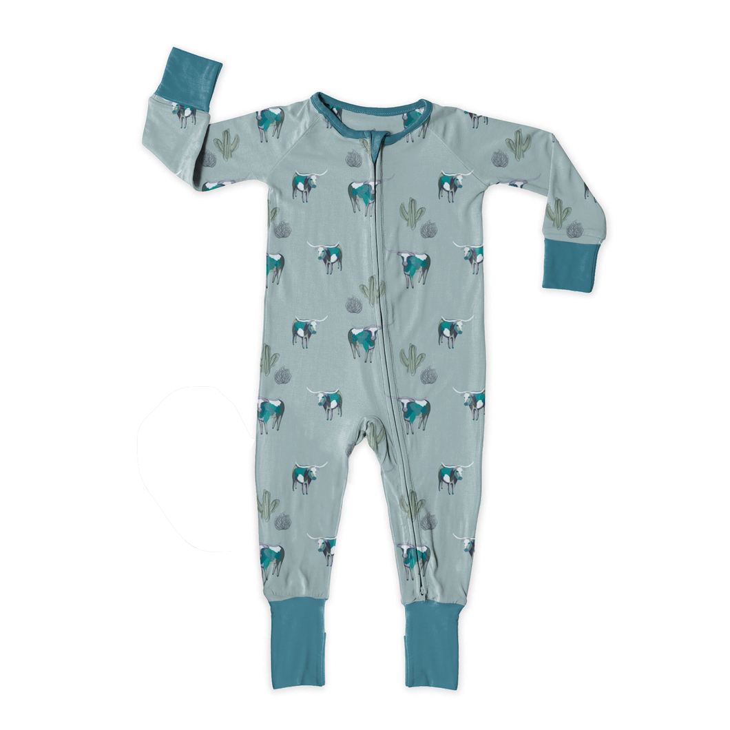 Cattle Drive Convertible Zip Pajama