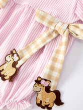 Farm Horse Bow Romper