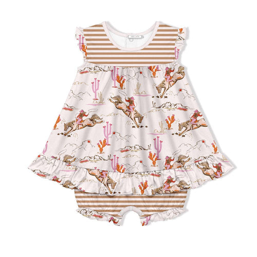 Saddle Up Bubble Romper
