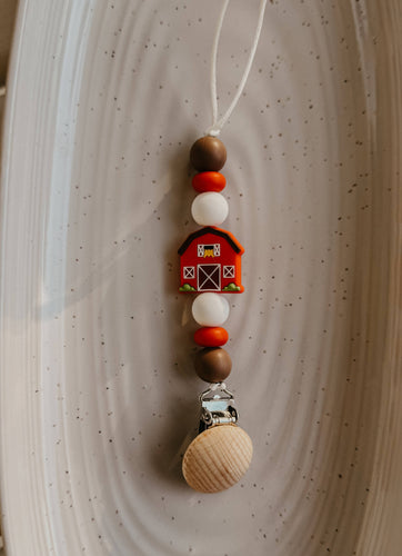 Barn Pacifier Clip