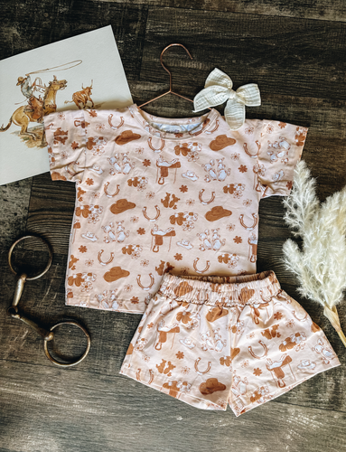 Saddle Up Cowgirl Outfit Set