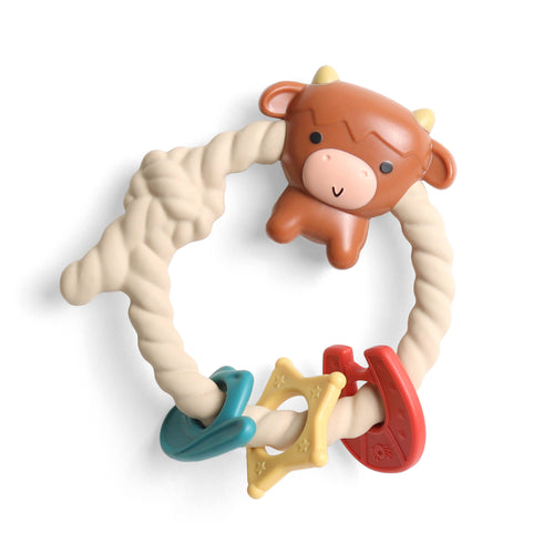 Highland Cow Ritzy Rattle