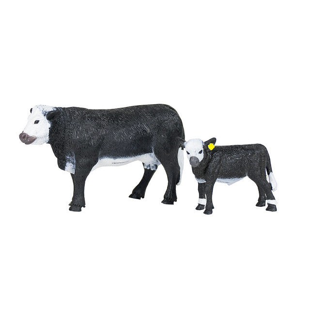 Black Baldy Cow & Calf Set