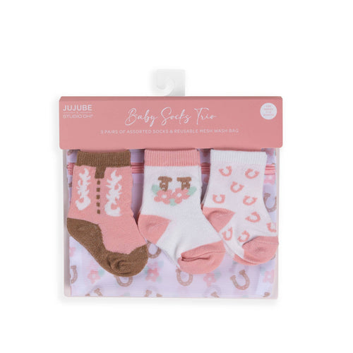 Bloomin' Boot Baby Socks Trio