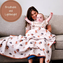 Life Is Better In Boots Muslin Blanket