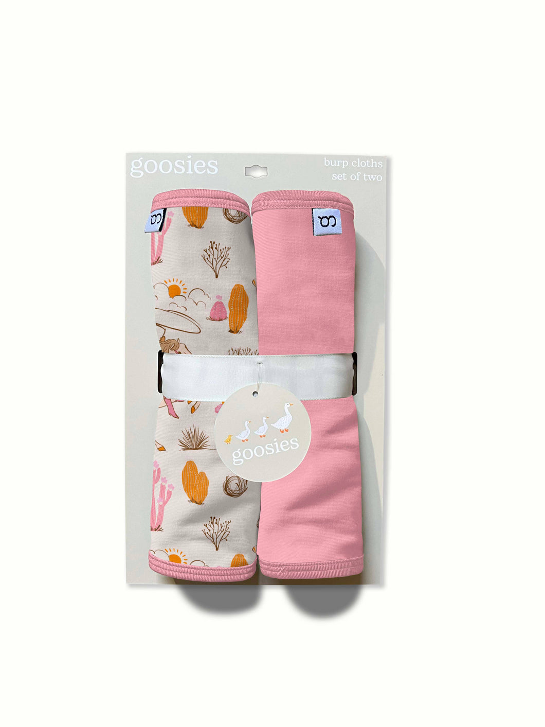 Saddle Up, Cowgirl Burp Cloth Set