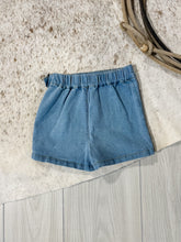 Denim Asymmetrical Short