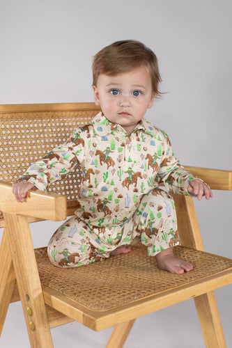 Saddle Up, Cowboy Romper