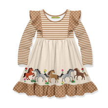Khaki Horses Dress