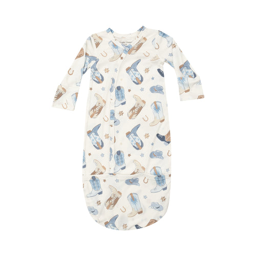 Blue Cowboy Boots Bundle Gown