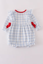 Farm Smocked Gingham Bubble Romper