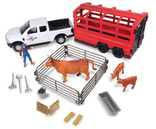 Truck & Cattle Trailer Playset
