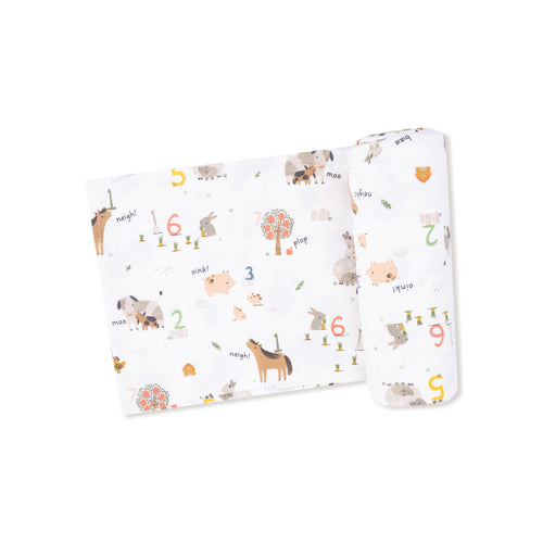 Counting Farm Swaddle