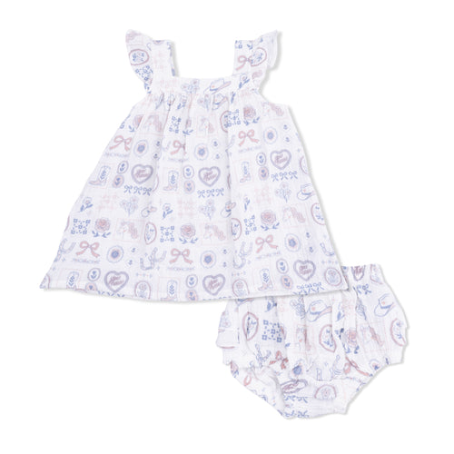 Countryside Heirlooms Dress & Bloomers Set