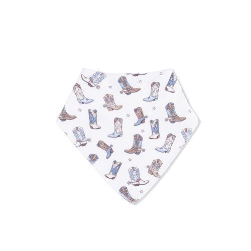 Cowboy Boots Bandana Bib