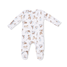 Cowboy Nursery Zipper Footie