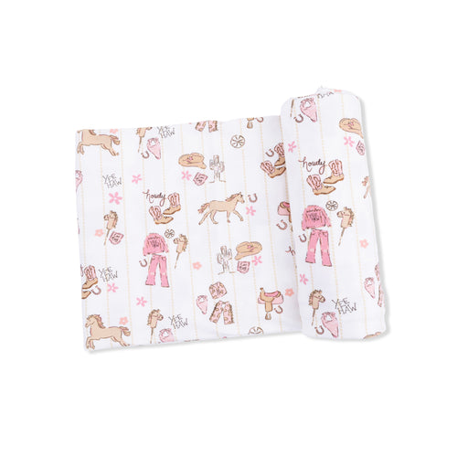Cowgirl Nursery Swaddle