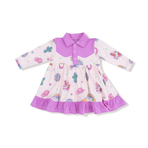 Disco Cowgirl Infant Dress