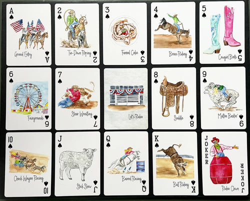 Let’s Rodeo Playing Cards