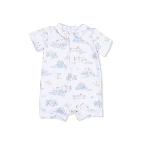 Farm Animal Party Polo Romper