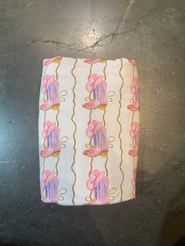 Boots & Ribbon Swaddle