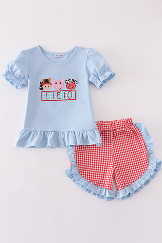 E-I-E-I-O Farm Girls Outfit Set