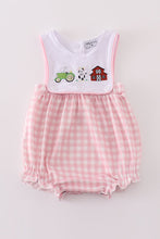 Poppy Pink Farm Bubble Romper