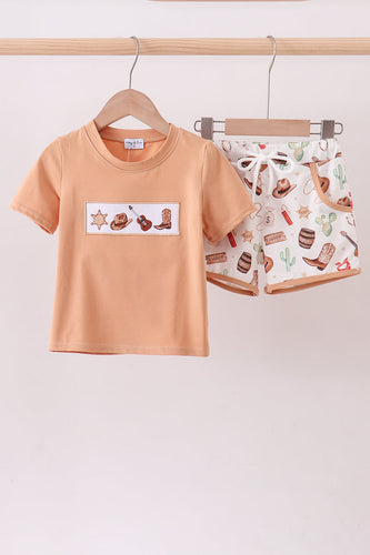 Western Embroidered Outfit Set