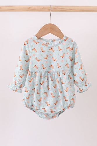 Better In Boots Bubble Romper