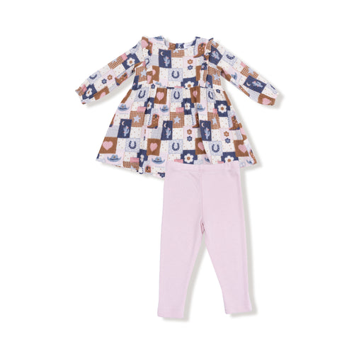 Patchwork Cowgirl Outfit Set