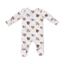 Farm Animals Silhouette Zipper Footie