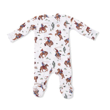 Western Buckaroo Zipper Footie