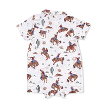 Western Buckaroo Shortie Romper