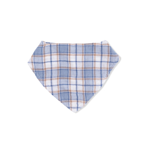 Western Plaid Bandana Bib