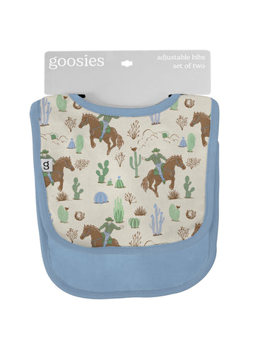 Saddle Up, Cowboy Bib Set