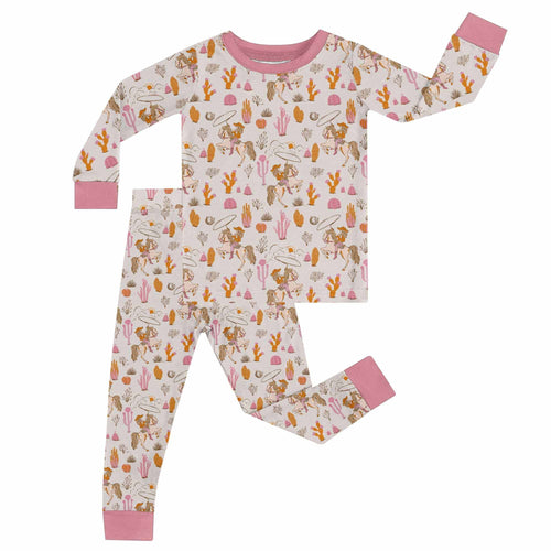 Saddle Up, Cowgirl Pajama Set