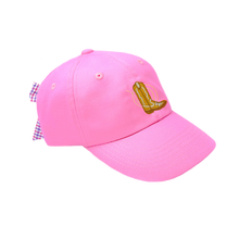 Cowboy Boot Bow Baseball Cap