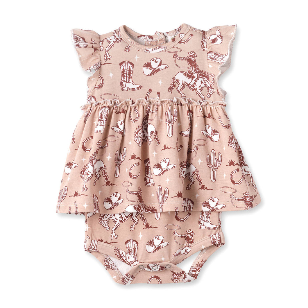 Wild Wrangler Cowgirl Bodysuit Dress