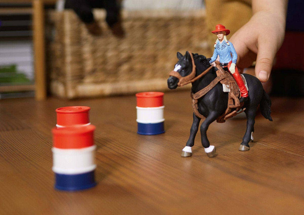 Barrel Rodeo Racing Playset – Small In The Saddle