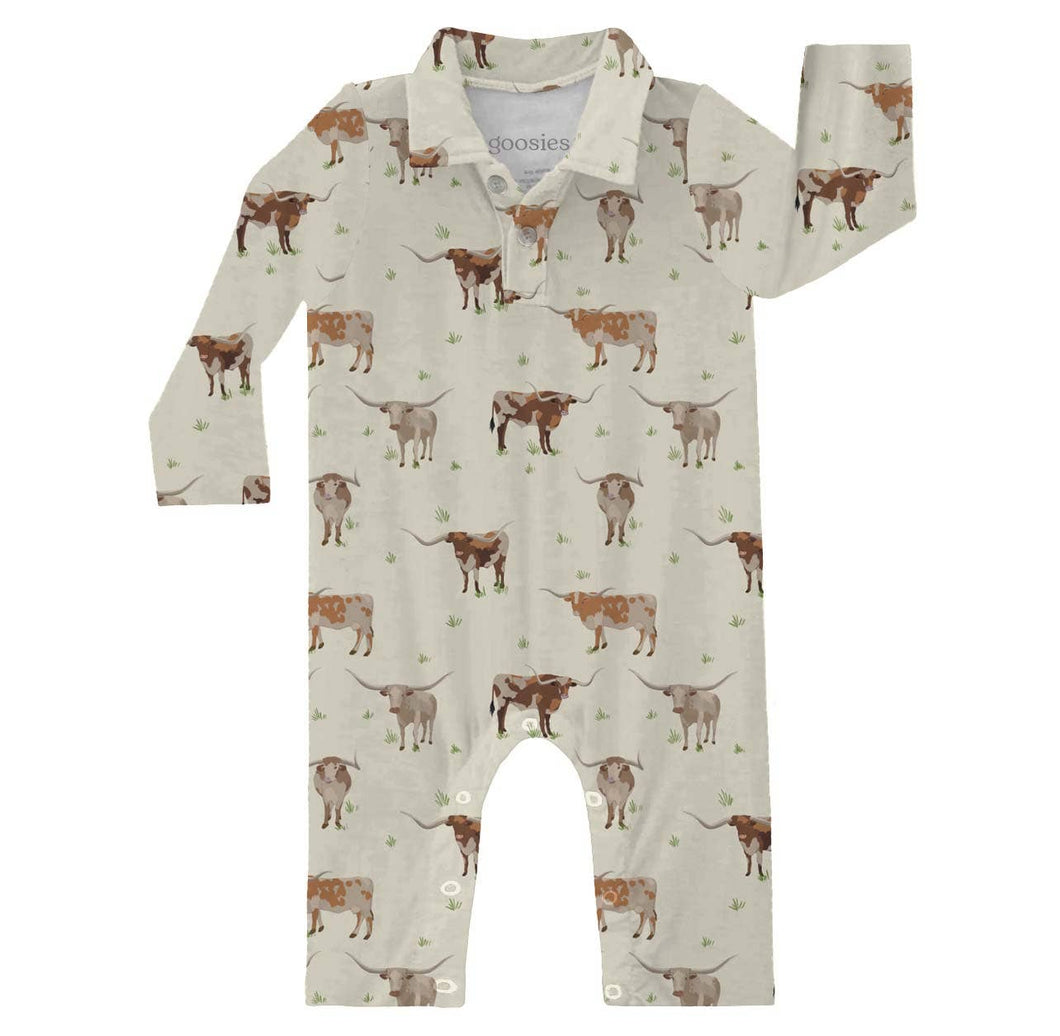 Longhorn Cows Romper