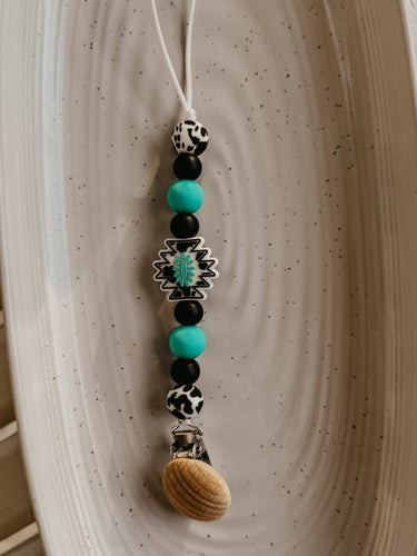 Western Concho Pacifier Clip