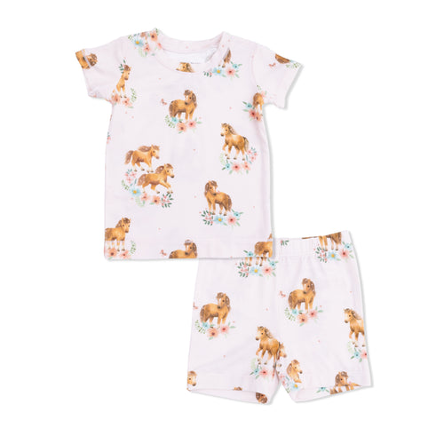 Pink Ponies Pajama Set