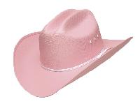 Western Express Pink Cattleman Cowgirl Hat