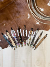 Cowhide Pacifier Clips